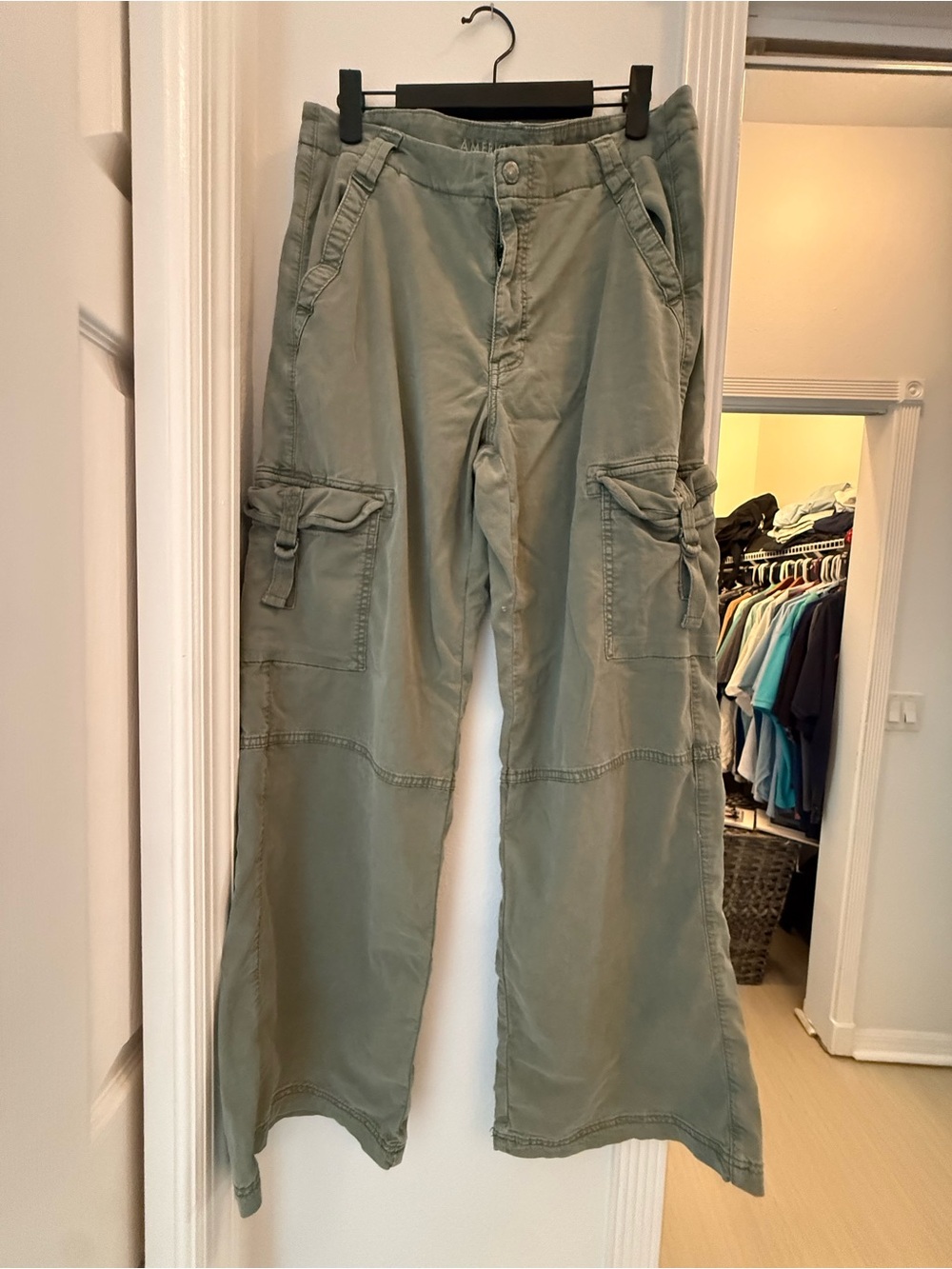 American Eagle Outfitters Army Green Pants